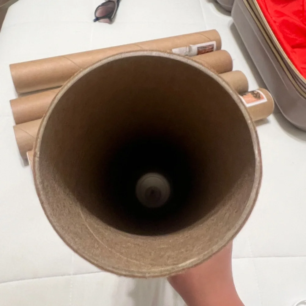 Brown Mailing Tubes 5 total